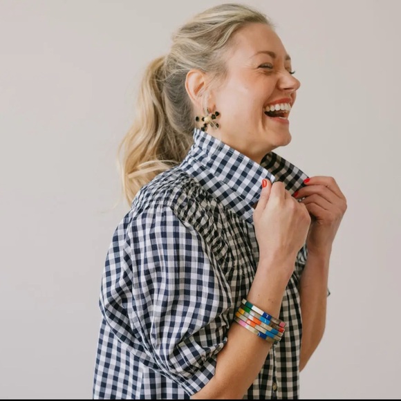 Sunshine Tienda Gingham Checkered Maxi Dress NWT - Picture 2 of 4